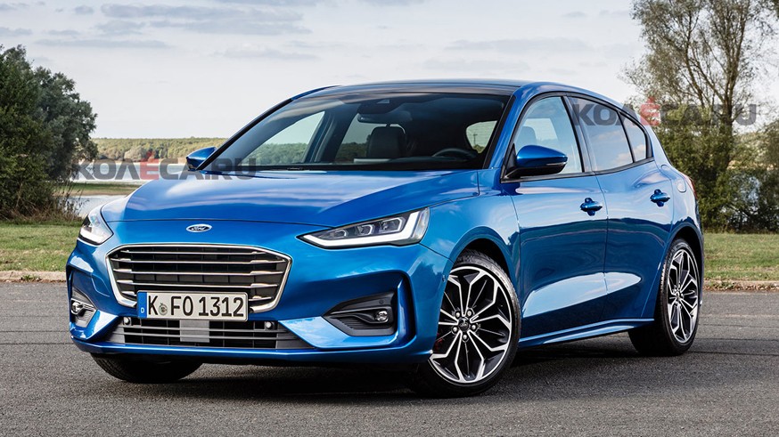 «Посвежевший» Ford Focus: узнаваемый силуэт, но фонари и бампер новые - «Ford»