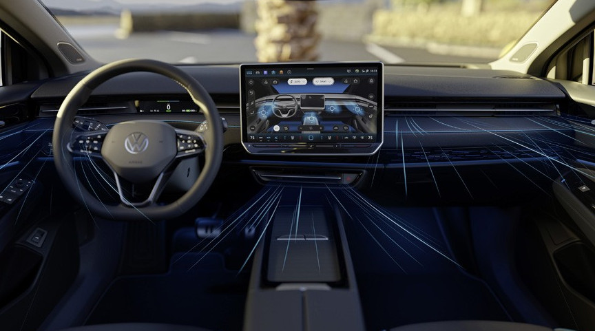 Конкурент Tesla Model 3: рассекречен салон серийной версии Volkswagen ID.7 - «Автоновости»