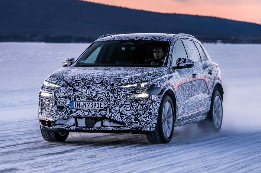 Новый кроссовер Audi Q6 e-tron показался на первых официальных снимках - «Автоновости»