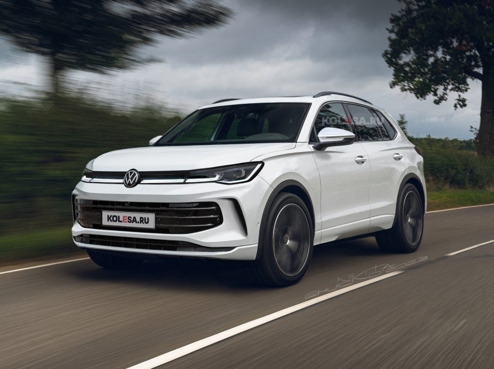 Volkswagen Tiguan третьего поколения: новые изображения - «Автоновости»