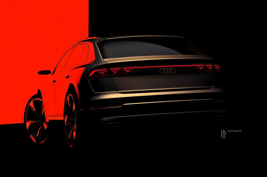 Обновлённый Audi Q8 показался на тизере в преддверии скорой премьеры - «Автоновости»