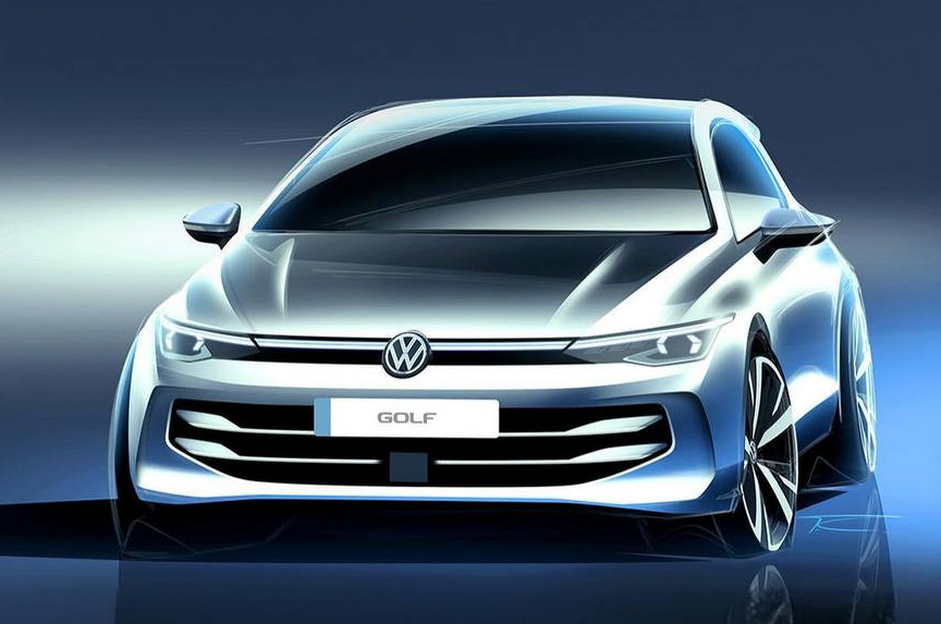 Обновлённый Volkswagen Golf показали без камуфляжа - «Автоновости»