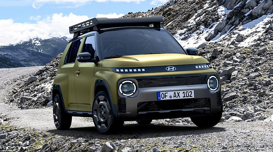 На рынок вышел маленький кроссовер Hyundai Casper Electric Cross - «Автоновости»