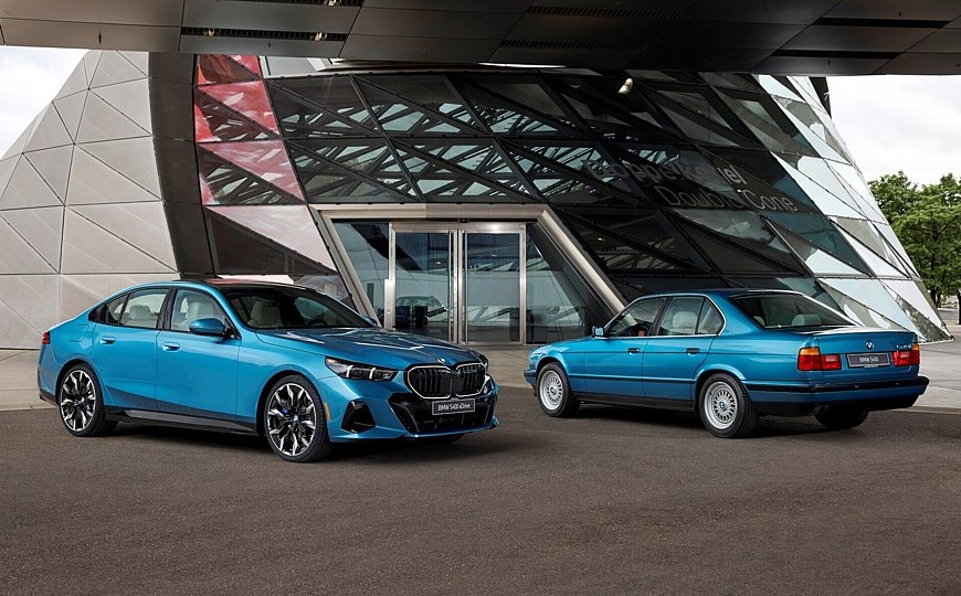 В память о былой изящности: BMW посвятила спецверсию новой «пятёрки» поколению E34 - «Автоновости»