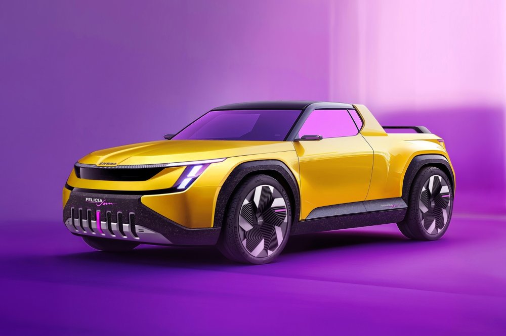 Новый Skoda Felicia Fun: прогулочный пикап с салоном в стиле ретрофутуризма - «Автоновости»
