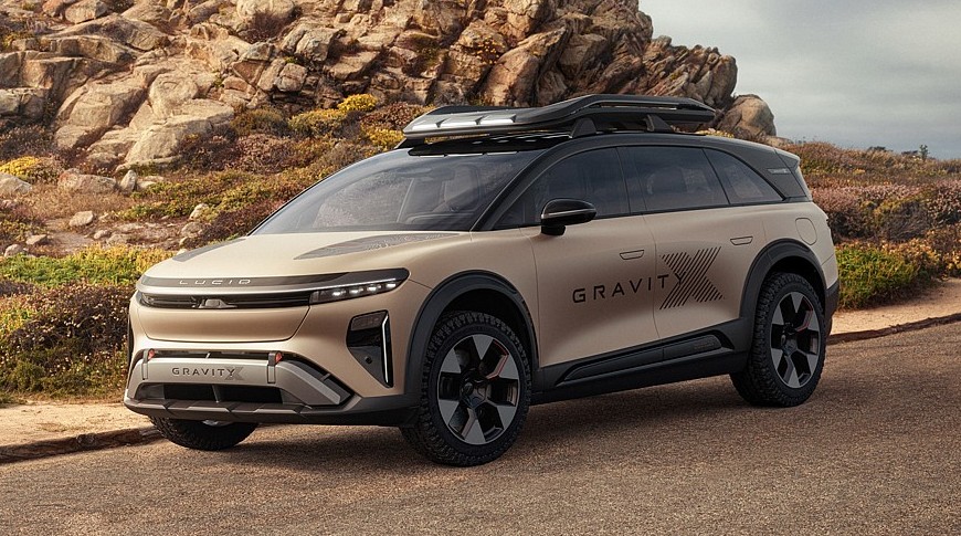 Приключенческий концепт Lucid Gravity X: готов к путешествиям по дорогам и за их пределами - «Автоновости»