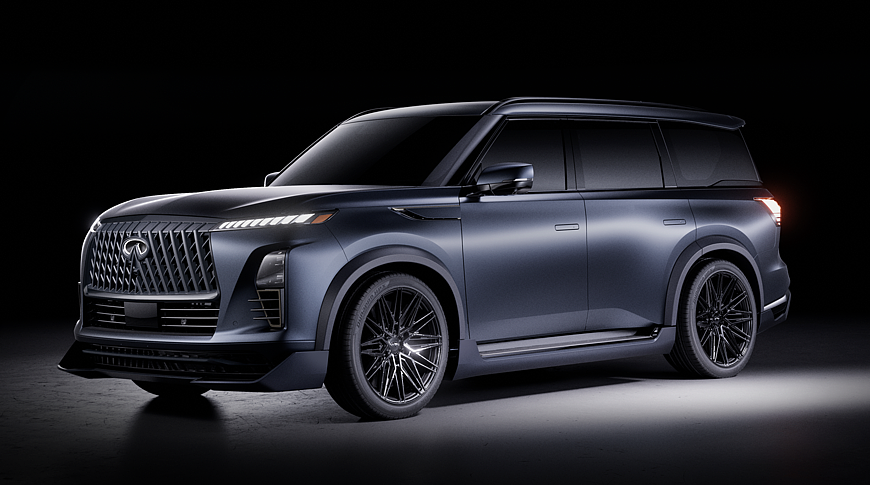 Внедорожник Infiniti QX80 «оброс» парой концептов с приставками Track и Terrain - «Автоновости»