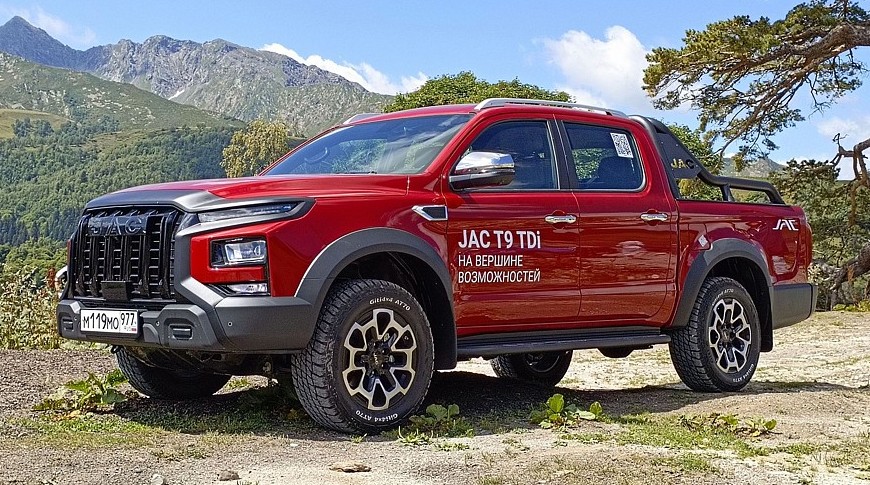 Флагманский пикап JAC T9 с дизелем обзавёлся российским ценником - «Автоновости»