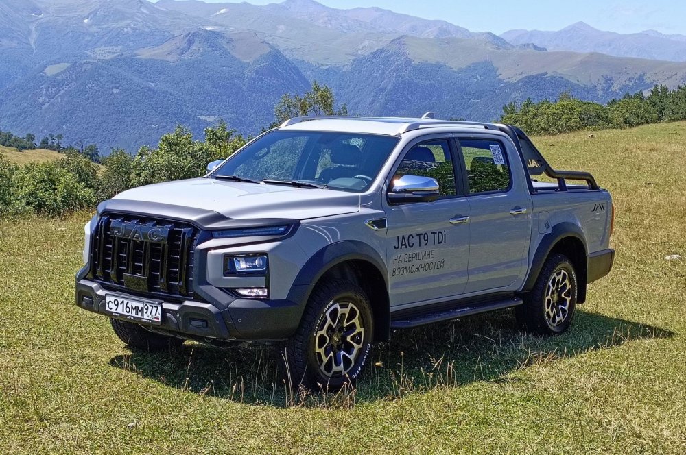 Флагманский пикап JAC T9 с дизелем обзавёлся российским ценником - «Автоновости»