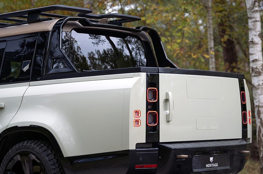 Land Rover Defender стал пикапом стараниями Heritage Customs и Urban Automotive - «Автоновости»