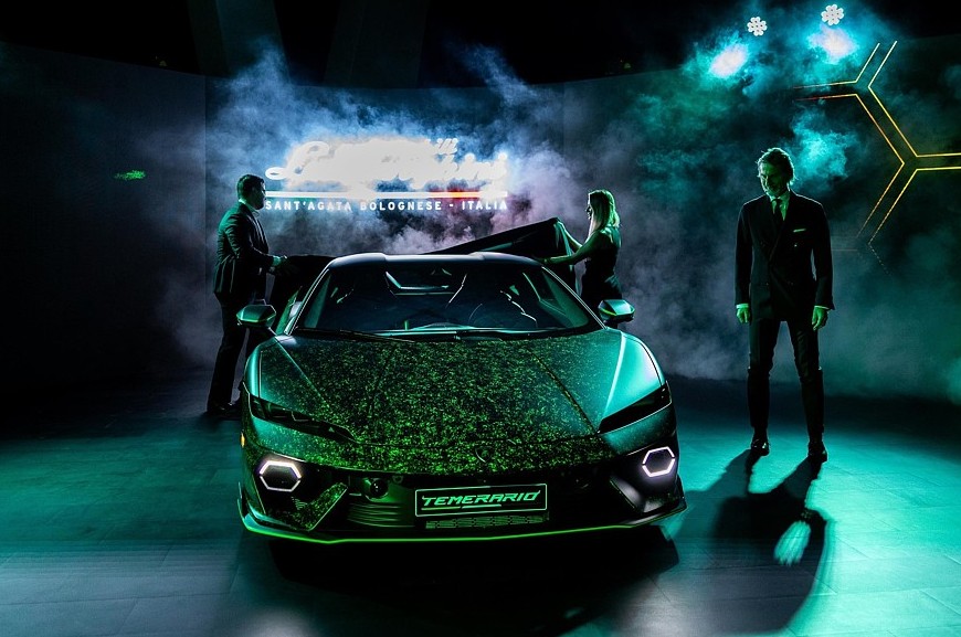 Пёстренькая роскошь: представлен уникальный Lamborghini Temerario Ad Personam - «Автоновости»