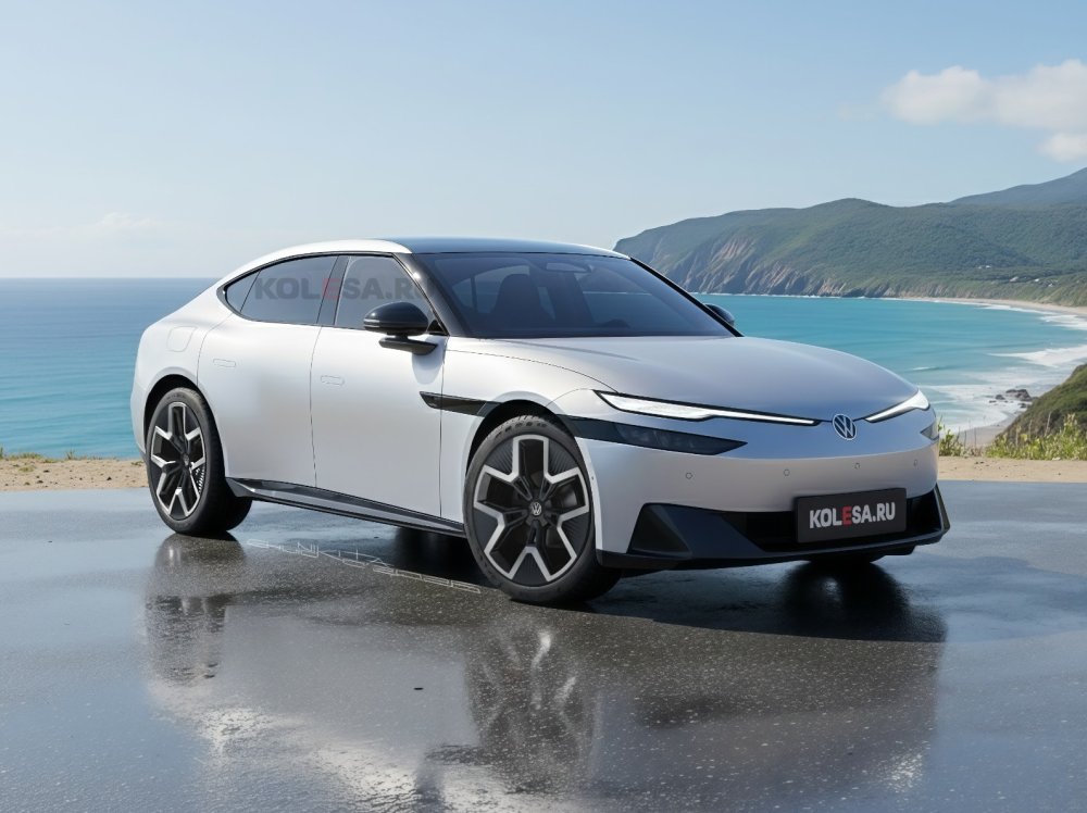 Новый седан Volkswagen на базе Xpeng: первые изображения - «Автоновости»