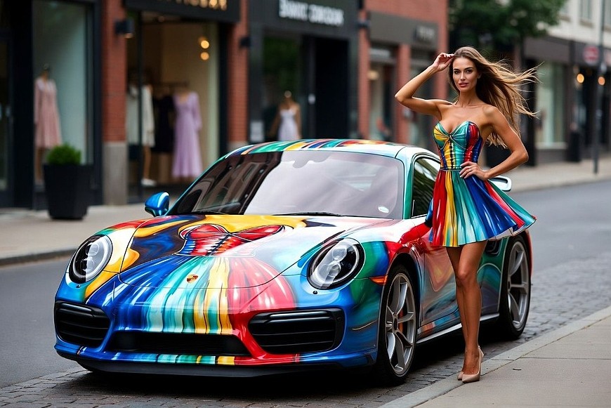 Porsche патентует систему смены цвета кузова в тон любого предмета на вас или вокруг вас - «Автоновости»