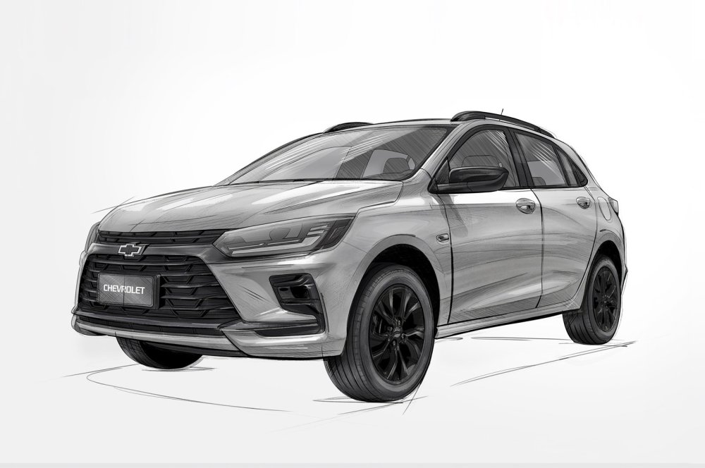 Chevrolet готовит хэтчбек Onix Activ: внешность раскрыта на первых эскизах - «Автоновости»