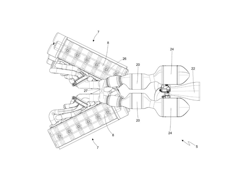 Ferrari патентует очень странный двигатель V12 для гибридных суперкаров - «Автоновости»