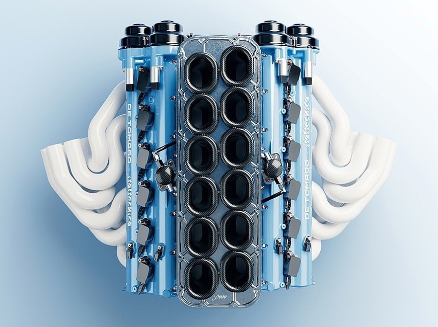 Суперкар De Tomaso P900 показал свой фантастический 7,0-литровый атмосферный V12 - «Автоновости»