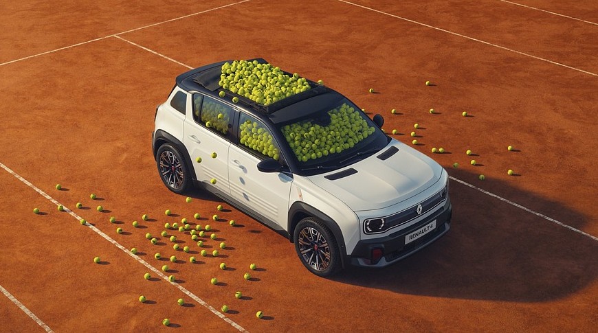 Вдохновлённый чемпионатом Франции по теннису: представлен Renault 4 Roland-Garros - «Автоновости»