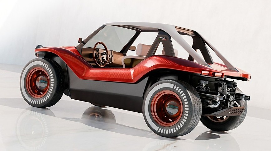 Brado Carbon Buggy: аналоговый багги в стиле Meyers Manx с карбюраторным мотором - «Автоновости»