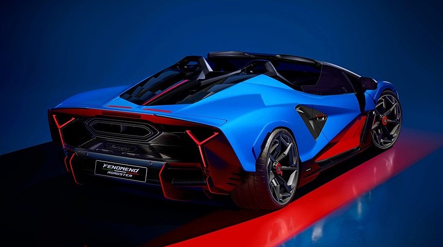 Lamborghini Fenomeno Roadster: космическая цена, ревущий V12 и никакой защиты от дождя - «Автоновости»
