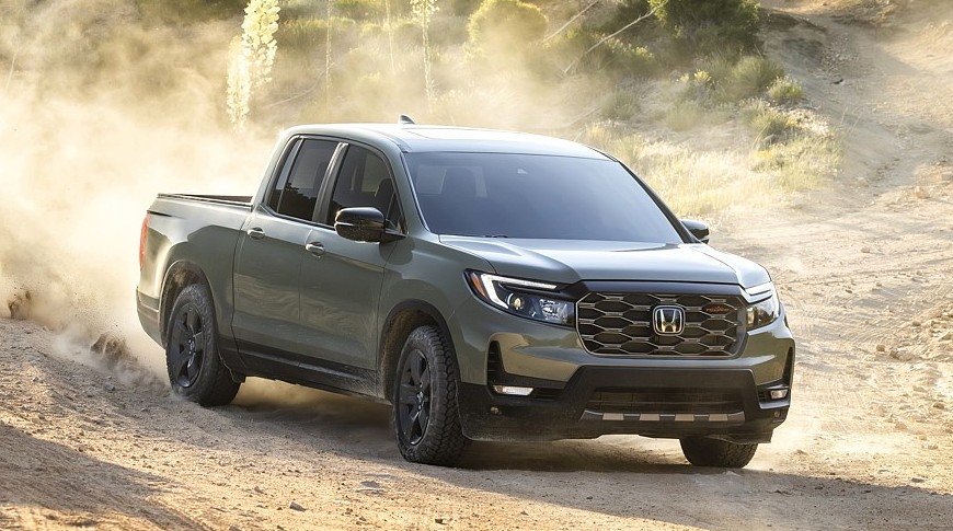 Honda готовит пикап Ridgeline третьего поколения: более брутальный дизайн и новый мотор - «Автоновости»